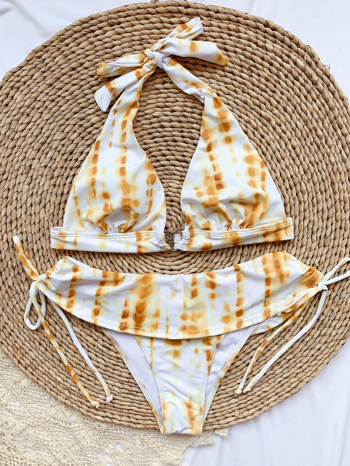 Cute Heart Buckle Bikini